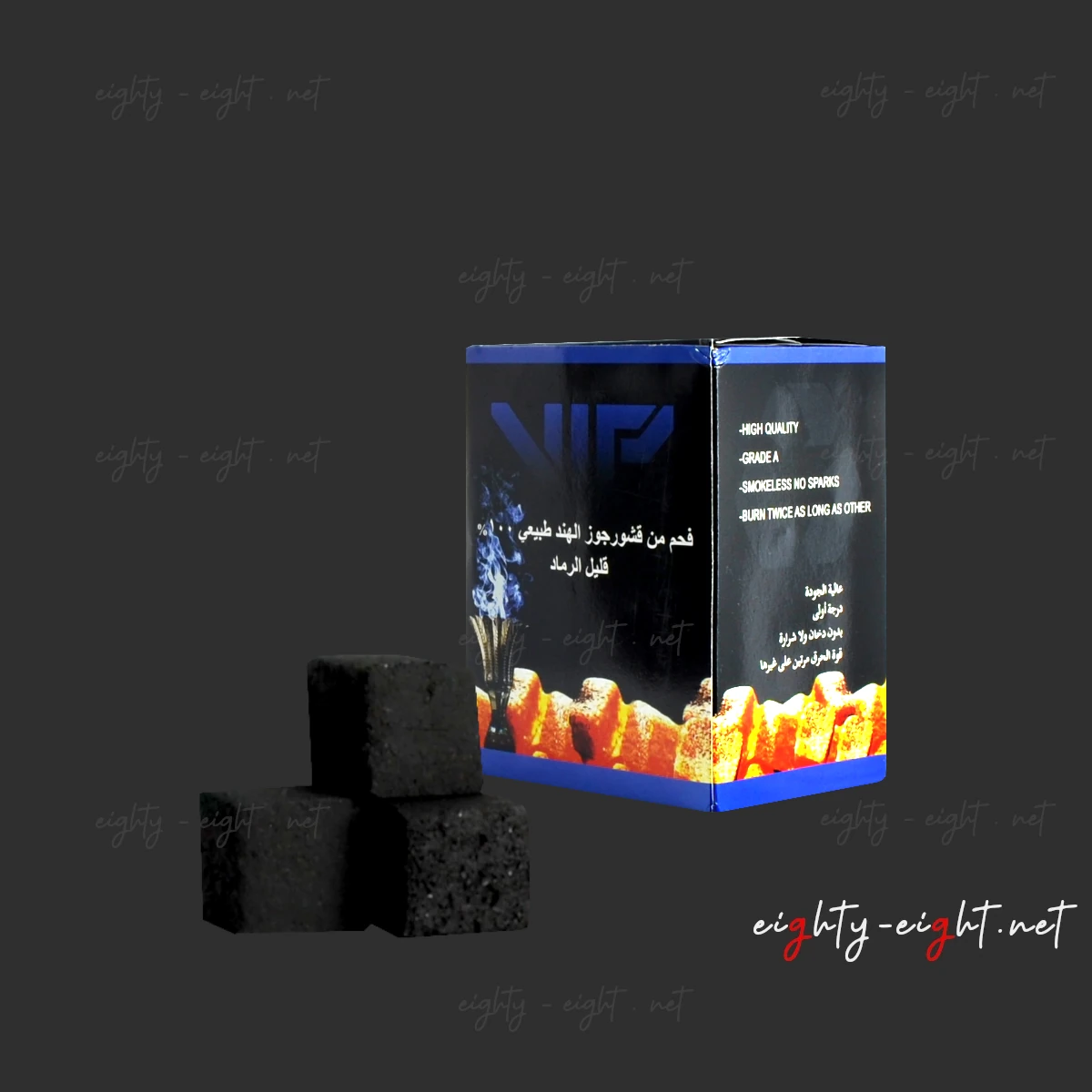 فحم في اي بي سريع الاشتعال 72 حبه - 1 كيلو