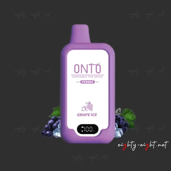 Onto Pebble 10000 puffs Vape Grape Ice من متجر ايتي ايت للوازم التدخين