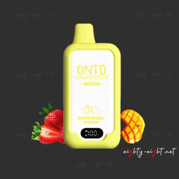 Onto Pebble 10000 puffs Vape Strawberry Mango من متجر ايتي ايت للوازم التدخين