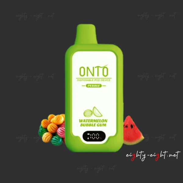 Onto Pebble 10000 puffs Vape Watermelon Bubblegum من متجر ايتي ايت للوازم التدخين