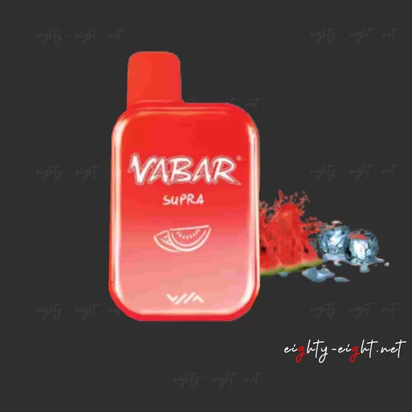 Vabar Supra 7000 Puffs Watermelon Ice Flavor من متجر ايتي ايت للوازم التدخين