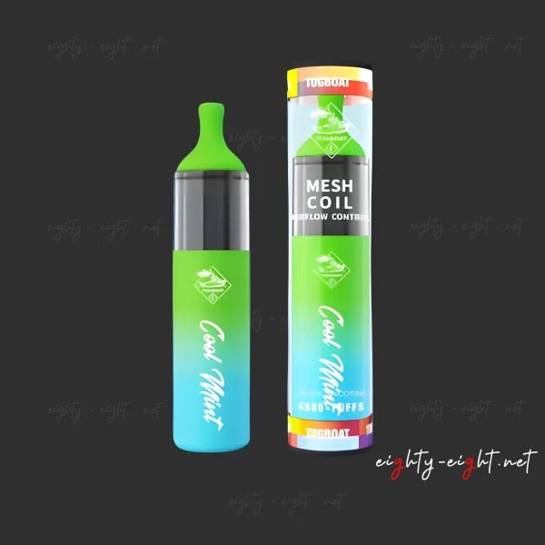 Tugboat EVO 4500 Puffs Cool Mint - تاق بوت 4500 سحبه