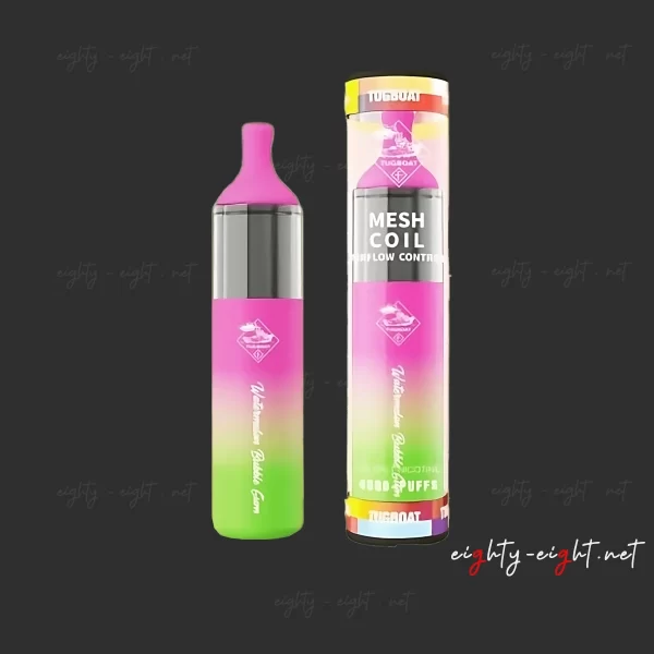 Tugboat EVO 4500 Puffs Watermelon Bubblegum - تاق بوت 4500 سحبه