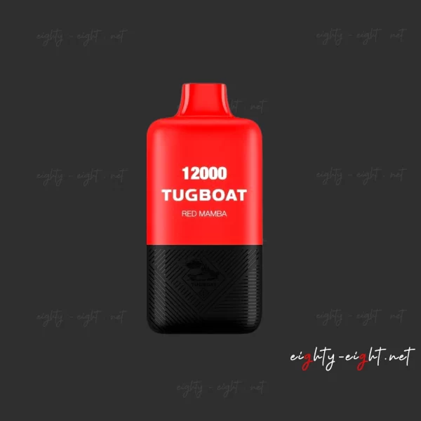 Tugboat 12000 Puffs Red Mamba - تاق بوت 12000 سحبه