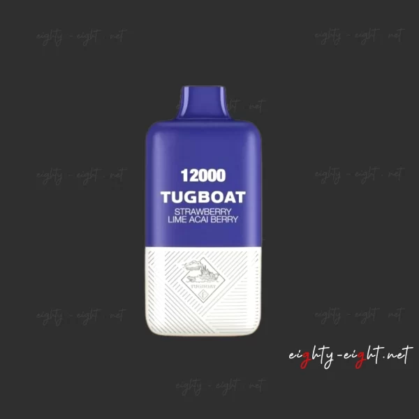 Tugboat 12000 Puffs Strawberry Lime Acai Berry - تاق بوت 12000 سحبه