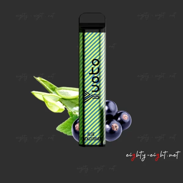 Yuoto 2500 Puffs Disposable Vape Aloe Blackcurrant | الشيشة الالكترونية يوتو فيب 2500 سحبة